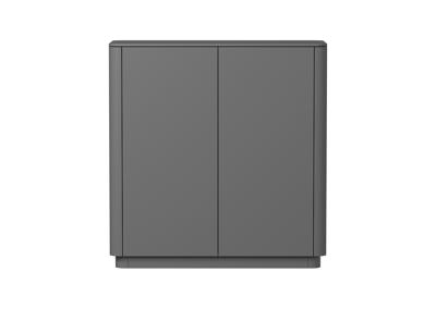 Мебель Ellipsefurniture Шкаф Tammi 2 двери низкий (серый) арт. TM010205180101