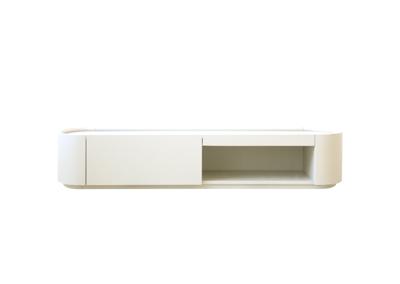 Мебель Ellipsefurniture Тумба Lagom под ТВ 1 ящик 1 полка ширина 140 см (молочный) арт. LG01370200220