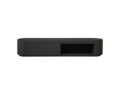 Мебель Ellipsefurniture Тумба Lagom под ТВ 1 ящик 1 полка ширина 140 см (черный) арт. LG01370210220