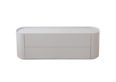 Мебель Ellipsefurniture Тумба Lagom под ТВ 2 ящика ширина 140 см (светло-серый) арт. LG01400209920