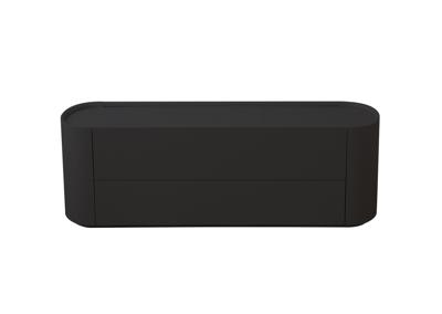 Мебель Ellipsefurniture Тумба Lagom под ТВ 2 ящика ширина 140 см (черный) арт. LG01400210220