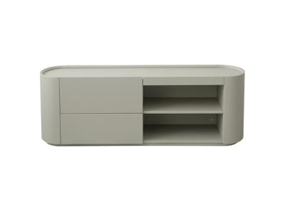 Мебель Ellipsefurniture Тумба Lagom под ТВ 2 ящика 2 полки ширина 140 см (серо-бежевый) арт. LG01380210020