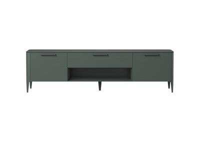 Мебель Ellipsefurniture Тумба Type oak под ТВ ширина 200 см (темно-серый) арт. TY010207280101