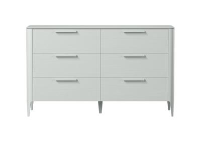 Мебель Ellipsefurniture Комод Type oak 6 ящиков ширина 170 см (светло-серый) арт. TY010204100101