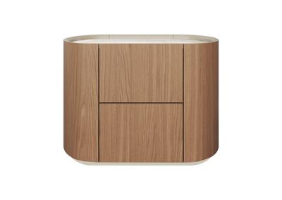 Мебель Ellipsefurniture Тумба прикроватная Lagom 2 ящика ширина 60 см (натуральный дуб, камень LC) арт. LG01056614122