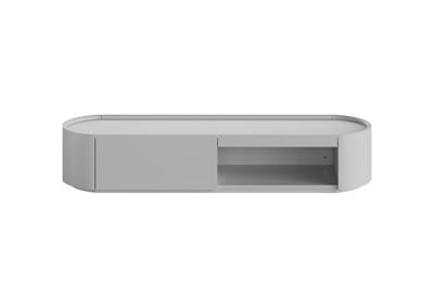 Мебель Ellipsefurniture Тумба Lagom под ТВ 1 ящик 1 полка ширина 140 см (светло-серый) арт. LG01370209920