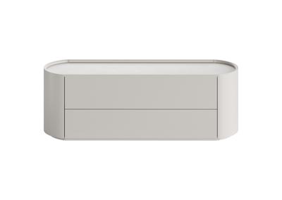 Мебель Ellipsefurniture Тумба Lagom под ТВ 2 ящика ширина 140 см (дымка) арт. LG01400213520