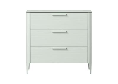 Мебель Ellipsefurniture Комод Type oak 3 ящика ширина 90 см (белый) арт. TY010202080101