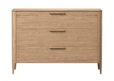 Мебель Ellipsefurniture Комод Type oak 3 ящика ширина 120 см (натуральный дуб) арт. TY010201060101