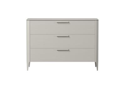 Мебель Ellipsefurniture Комод Type oak 3 ящика ширина 120 см (серо-бежевый) арт. TY010205060101