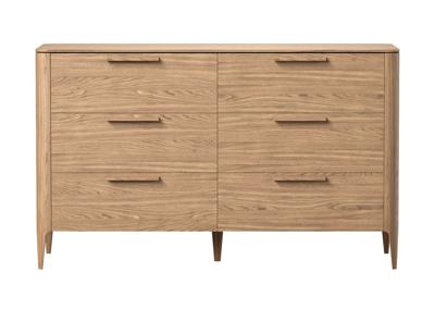 Мебель Ellipsefurniture Комод Type oak 6 ящиков ширина 140 см (натуральный дуб) арт. TY010201090101