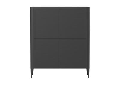 Мебель Ellipsefurniture Шкаф Type oak 4 двери (черный) арт. TY010208320101