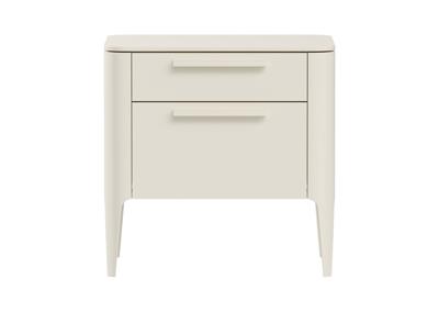 Мебель Ellipsefurniture Тумба прикроватная Type 2 ящика ширина 50 см (молочный) арт. TY010305320101