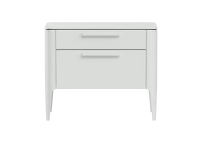 Мебель Ellipsefurniture Тумба прикроватная Type 2 ящика ширина 60 см (белый) арт. TY010301330101