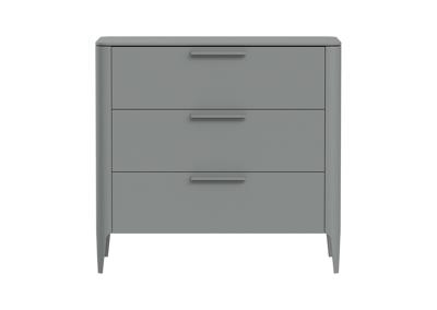 Мебель Ellipsefurniture Комод Type 3 ящика ширина 90 см (серый) арт. TY010303070101