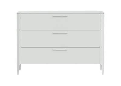 Мебель Ellipsefurniture Комод Type 3 ящика ширина 120 см (белый) арт. TY010301060101
