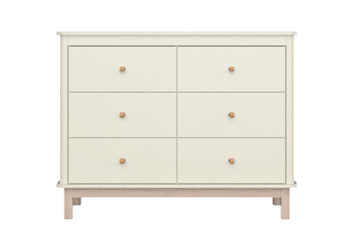 Мебель Ellipsefurniture Комод Classic 6 ящиков (молочный) арт. CLMBCD02020199