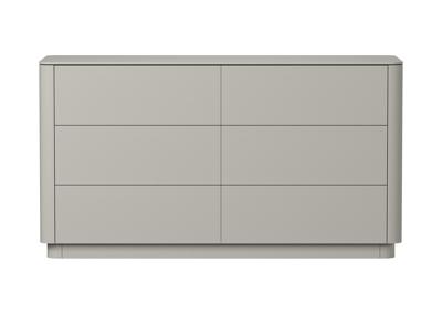 Мебель Ellipsefurniture Комод Tammi 6 ящиков ширина 140 см (серо-бежевый) арт. TM010202030101