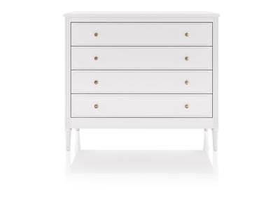 Мебель Ellipsefurniture Комод Elit 4 ящика (белый) арт. ET010201010101