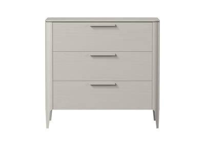 Мебель Ellipsefurniture Комод Type oak 3 ящика ширина 90 см (серо-бежевый) арт. TY010205080101