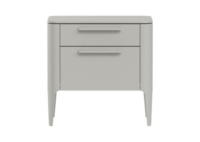 Мебель Ellipsefurniture Тумба прикроватная Type 2 ящика ширина 50 см (серо-бежевый) арт. TY010304320101