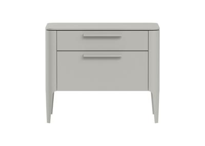 Мебель Ellipsefurniture Тумба прикроватная Type 2 ящика ширина 60 см (серо-бежевый) арт. TY010304330101