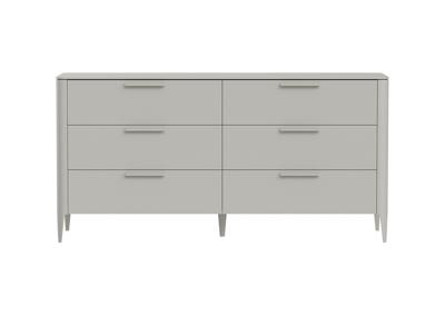 Мебель Ellipsefurniture Комод Type 6 ящиков ширина 170 см (серо-бежевый) арт. TY010304090101