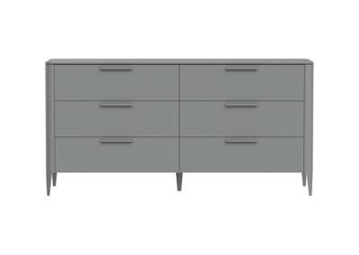 Мебель Ellipsefurniture Комод Type 6 ящиков ширина 170 см (серый) арт. TY010303090101