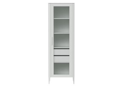 Мебель Ellipsefurniture Витрина Type стеклянная высота 200 см R (белый) арт. TYR10301030101