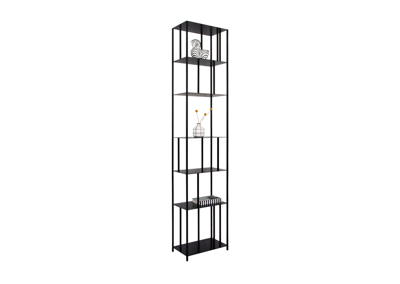 Мебель Ellipsefurniture Стеллаж Stripe 50*237,6*30 см (черный) арт. HU010208090201