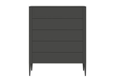 Мебель Ellipsefurniture Комод Type 5 ящиков ширина 100 см (темно-серый) арт. TY010306380101