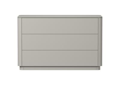 Мебель Ellipsefurniture Комод Tammi 3 ящика ширина 120 см (серо-бежевый) арт. TM010202020101