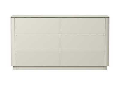 Мебель Ellipsefurniture Комод Tammi 6 ящиков ширина 140 см (молочный) арт. TM010203030101