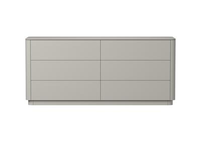 Мебель Ellipsefurniture Комод Tammi 6 ящиков ширина 170 см (серо-бежевый) арт. TM010202040101