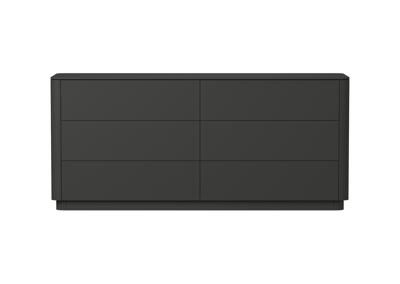 Мебель Ellipsefurniture Комод Tammi 6 ящиков ширина 170 см (черный) арт. TM010206040101