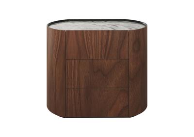 Мебель Ellipsefurniture Комод Lagom 3 ящика ширина 90 см (орех, камень OV2) арт. LG01436812429