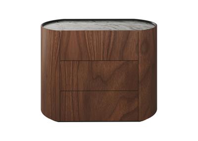 Мебель Ellipsefurniture Комод Lagom 3 ящика ширина 100 см (орех, камень OV2) арт. LG01436812430