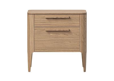 Мебель Ellipsefurniture Тумба прикроватная Type oak 2 ящика ширина 50 см (натуральный дуб) арт. TY010201300101