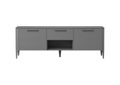 Мебель Ellipsefurniture Тумба Type oak под ТВ ширина 160 см (серый) арт. TY010203260101