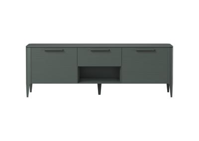 Мебель Ellipsefurniture Тумба Type oak под ТВ ширина 160 см (темно-серый) арт. TY010207260101