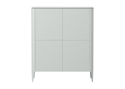 Мебель Ellipsefurniture Шкаф Type oak 4 двери (светло-серый) арт. TY010204320101
