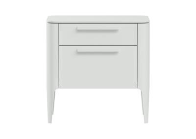Мебель Ellipsefurniture Тумба прикроватная Type 2 ящика ширина 50 см (белый) арт. TY010301320101