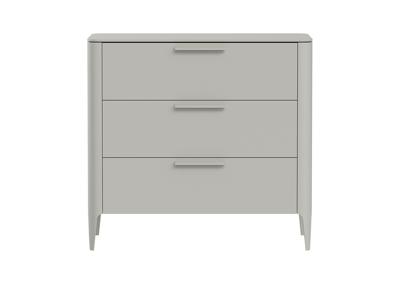 Мебель Ellipsefurniture Комод Type 3 ящика ширина 90 см (серо-бежевый) арт. TY010304070101