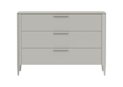 Мебель Ellipsefurniture Комод Type 3 ящика ширина 120 см (серо-бежевый) арт. TY010304060101