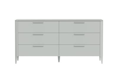 Мебель Ellipsefurniture Комод Type 6 ящиков ширина 170 см (светло-серый) арт. TY010302090101