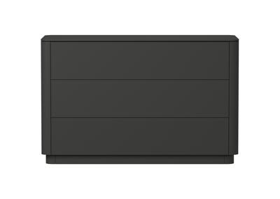 Мебель Ellipsefurniture Комод Tammi 3 ящика ширина 120 см (черный) арт. TM010206020101