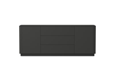 Мебель Ellipsefurniture Тумба Tammi 2 двери 3 ящика (черный) арт. TM010206060101