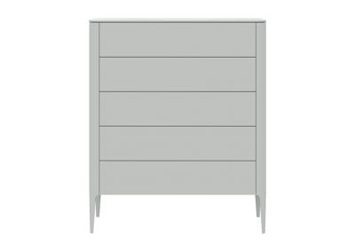 Мебель Ellipsefurniture Комод Type 5 ящиков ширина 100 см (светло-серый) арт. TY010302380101
