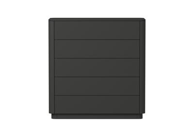 Мебель Ellipsefurniture Комод Tammi 5 ящиков ширина 100 см (черный) арт. TM010206210101