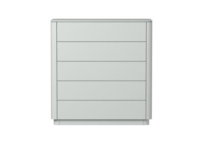 Мебель Ellipsefurniture Комод Tammi 5 ящиков ширина 100 см (светло-серый) арт. TM010204210101